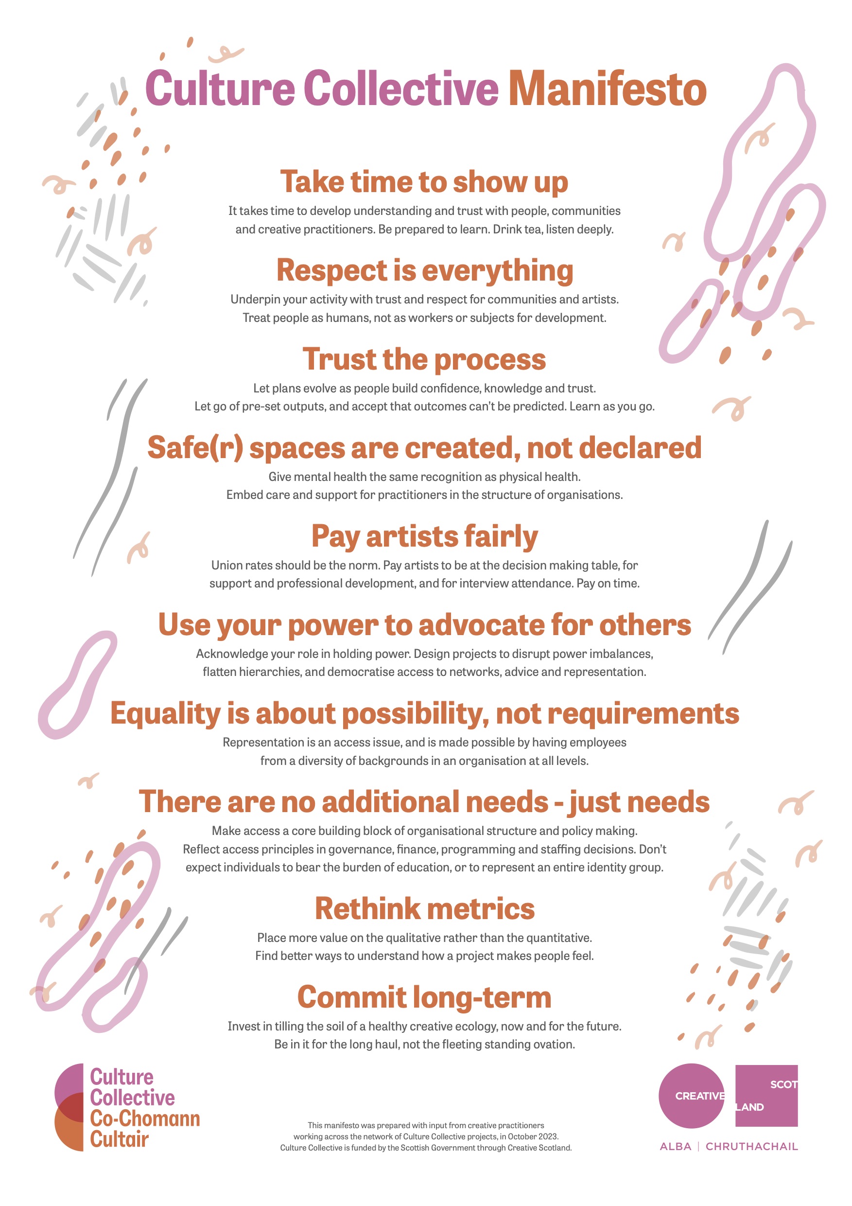 Culture Collective Culture Collective Manifesto